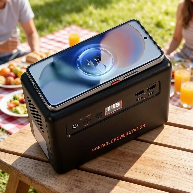 Solar Emergency Charger - 200W Taşınabilir Güç İstasyonu, 220V/110V, Dış