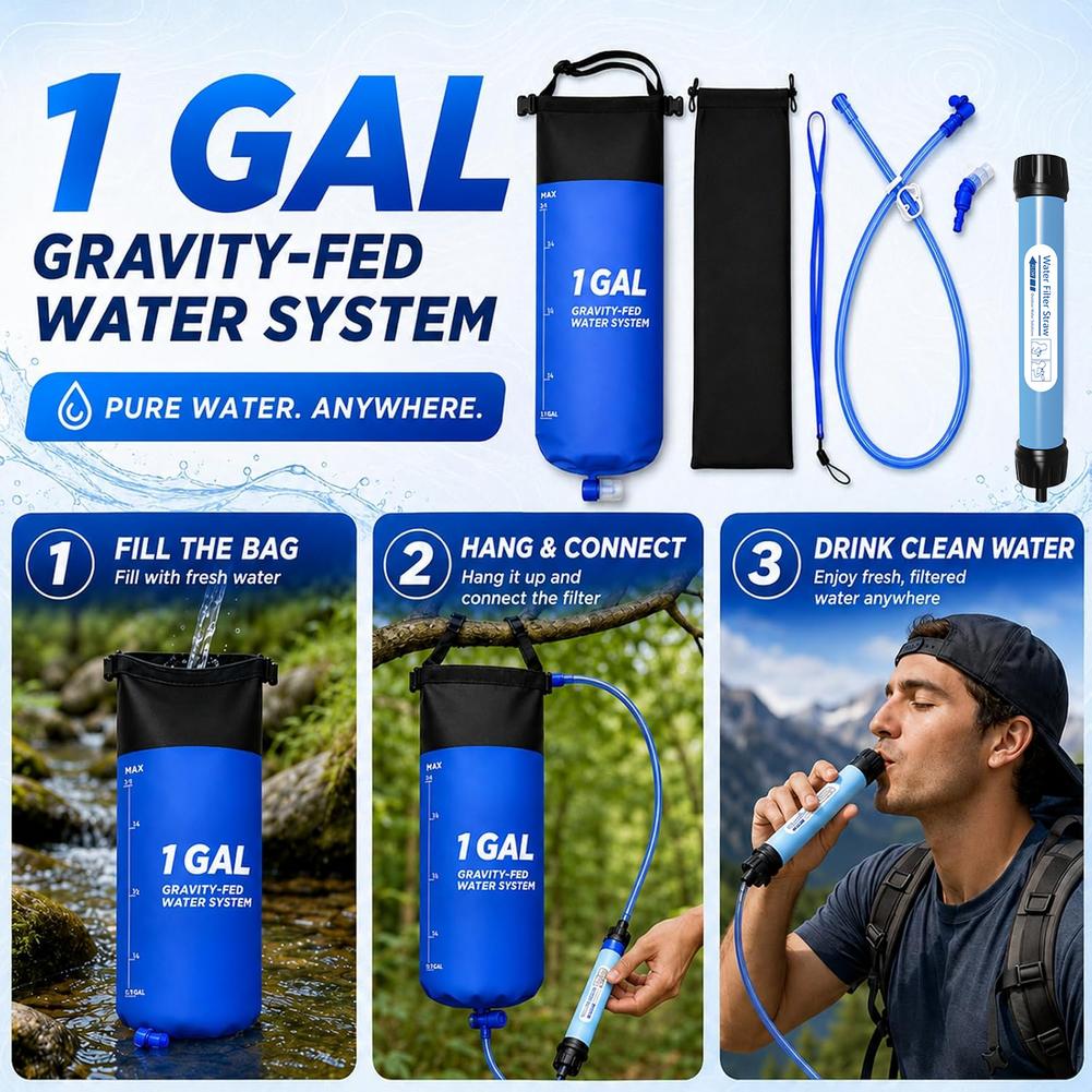 1 Galon Kapasiteli, Yerçekimiy - Bivy Bag Emergency incelemesi ve fiyatı
