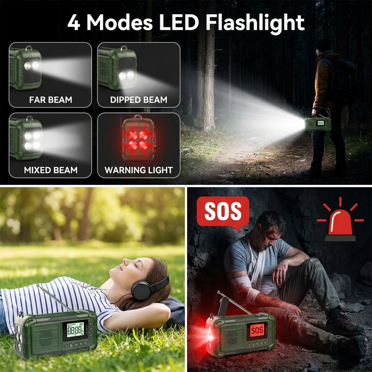 El ile Çalıştırılan Güneş Ener - Solar Emergency Charger incelemesi ve fiyatı